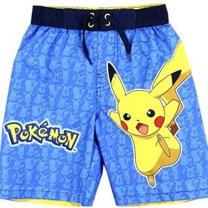 Pokemon swim trunks boys